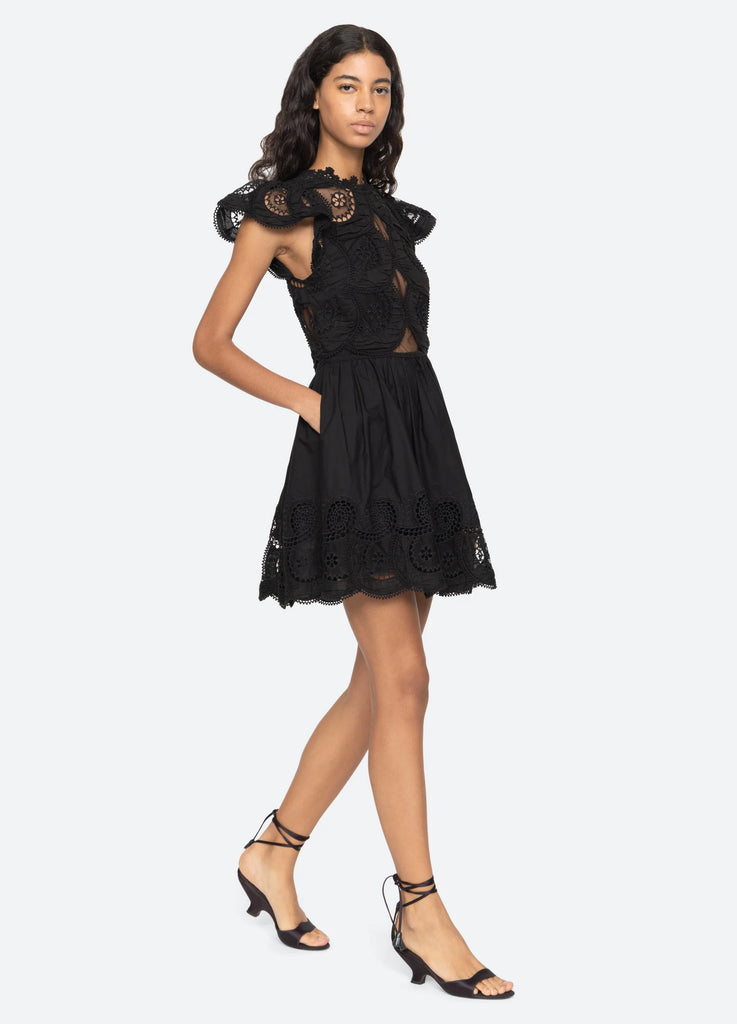 Drea Flutter Sleeve Dress