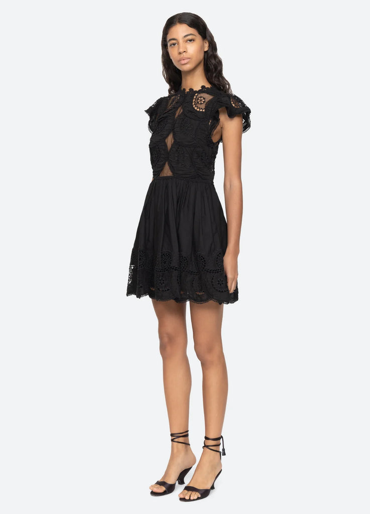 Drea Flutter Sleeve Dress