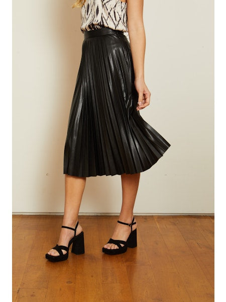 Annette Vegan Leather Skirt