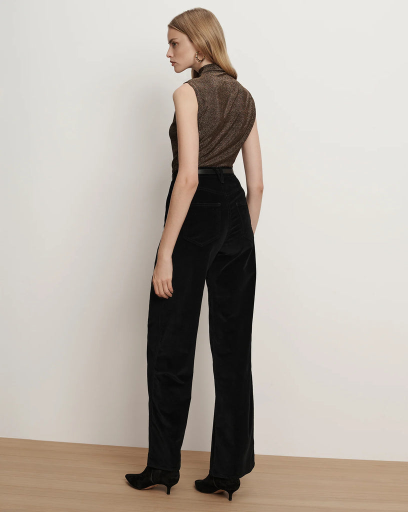 Taylor Velvet Wide-Leg Pant