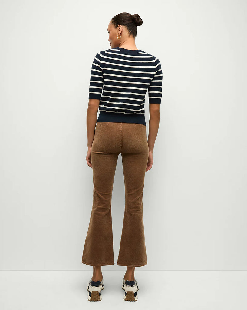 Carson Corduroy Off-Duty Kick-Flare Pant