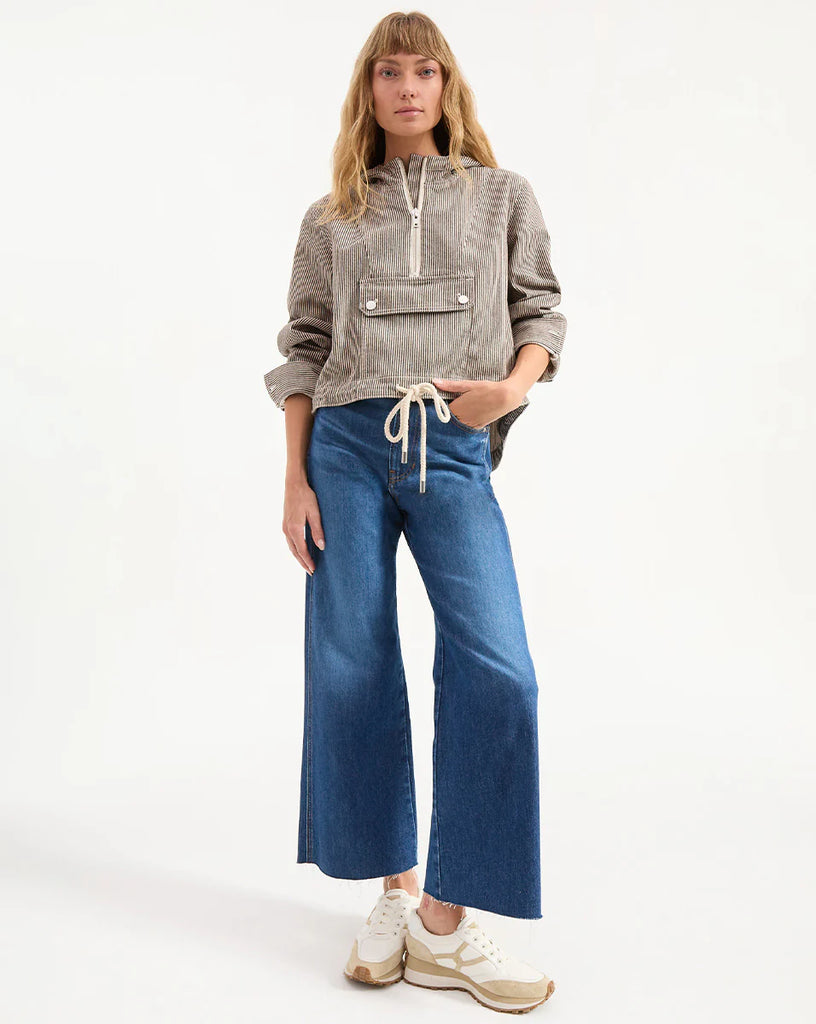 Taylor Cropped Wide-Leg Jean