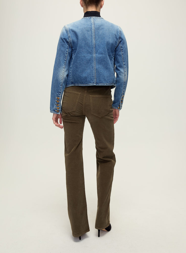 Andrea Denim Jacket With Novel Buttons