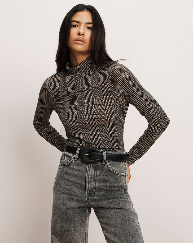 Nate Mock-Neck Top