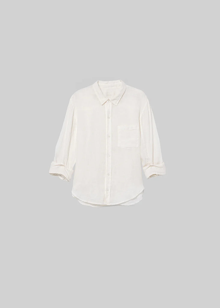 Kayla Shrunken Linen Shirt