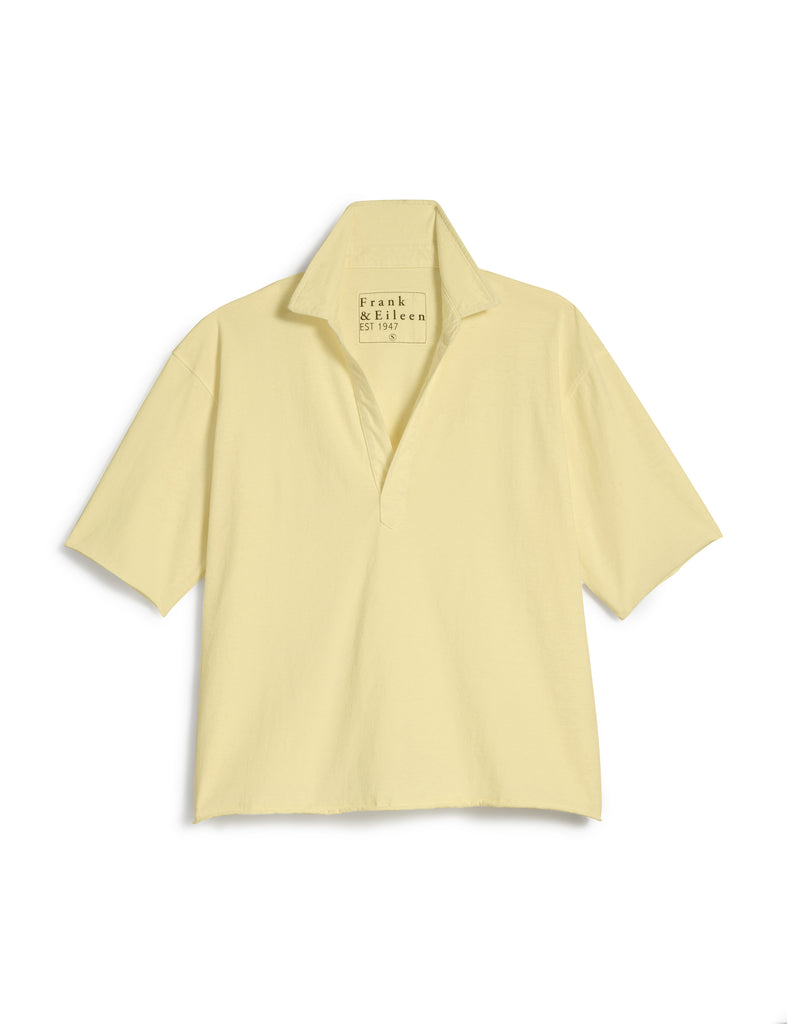 PATTY Short-Sleeve Popover Henley