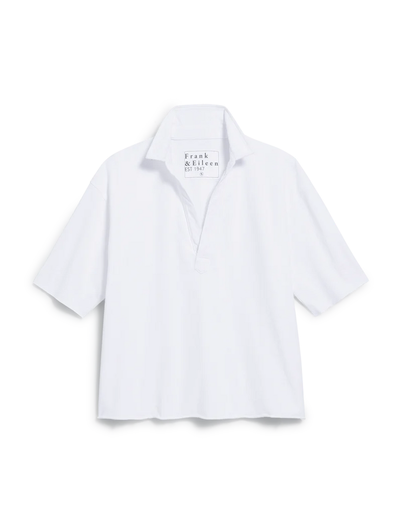 PATTY Short-Sleeve Popover Henley