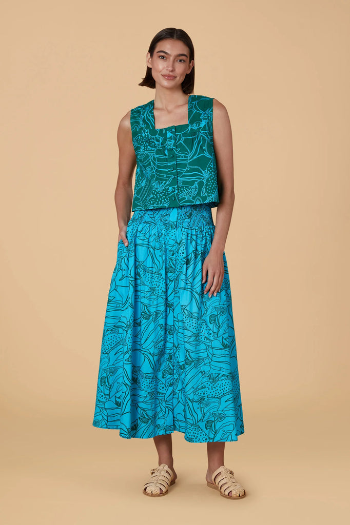 Georgia Skirt, Reef Reverse