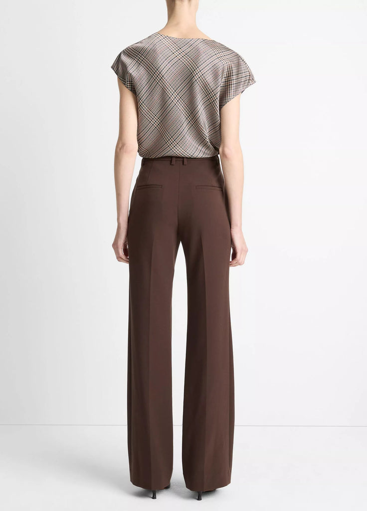 Mid-Rise Tailored Flare Pant