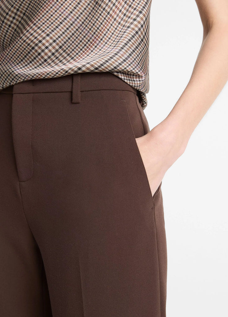Mid-Rise Tailored Flare Pant