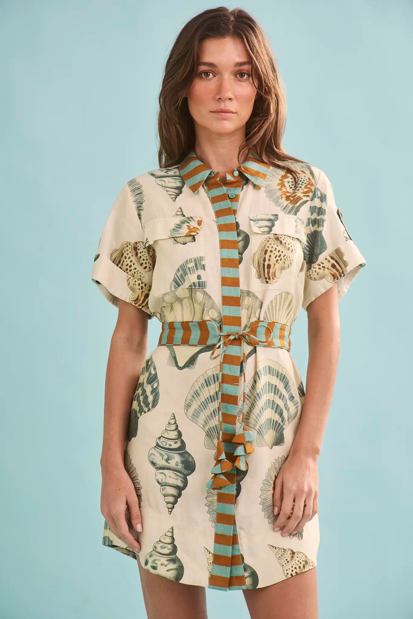 Hunter Bell Nicole Dress, Somers Shell Cream S