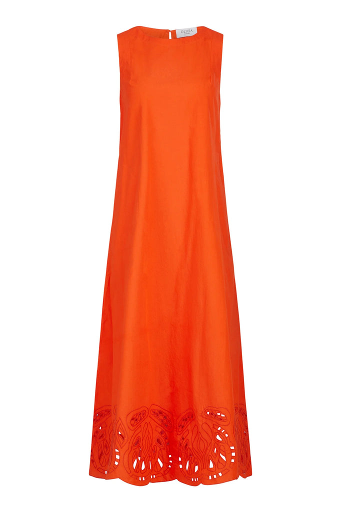 Dani Dress, Vermilion