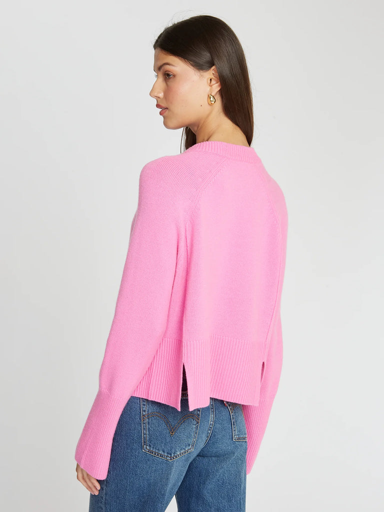 Raglan Crew W/ Side Slits