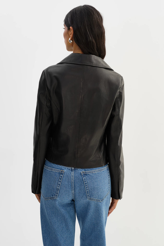 Sally Leather Biker Jacket