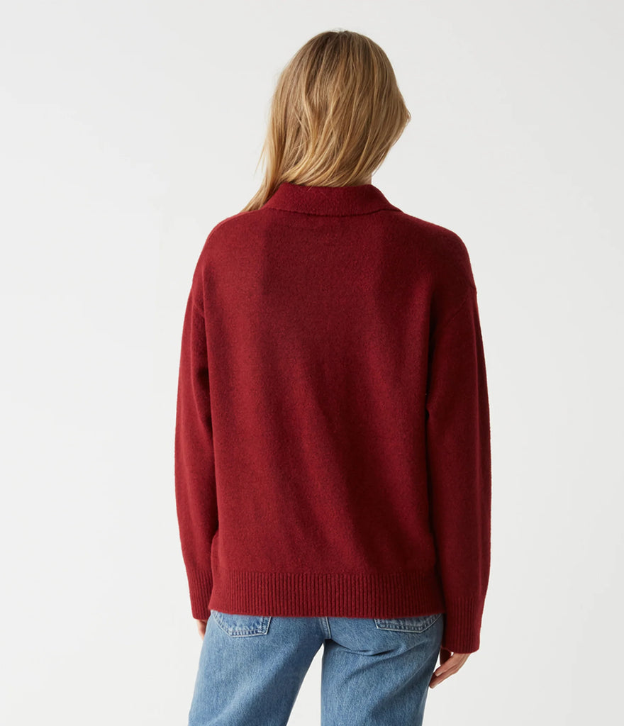 Jona Johnny Collar Sweater