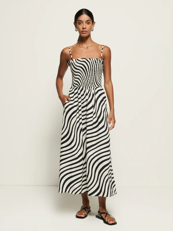 Sibelle Smocked Midi