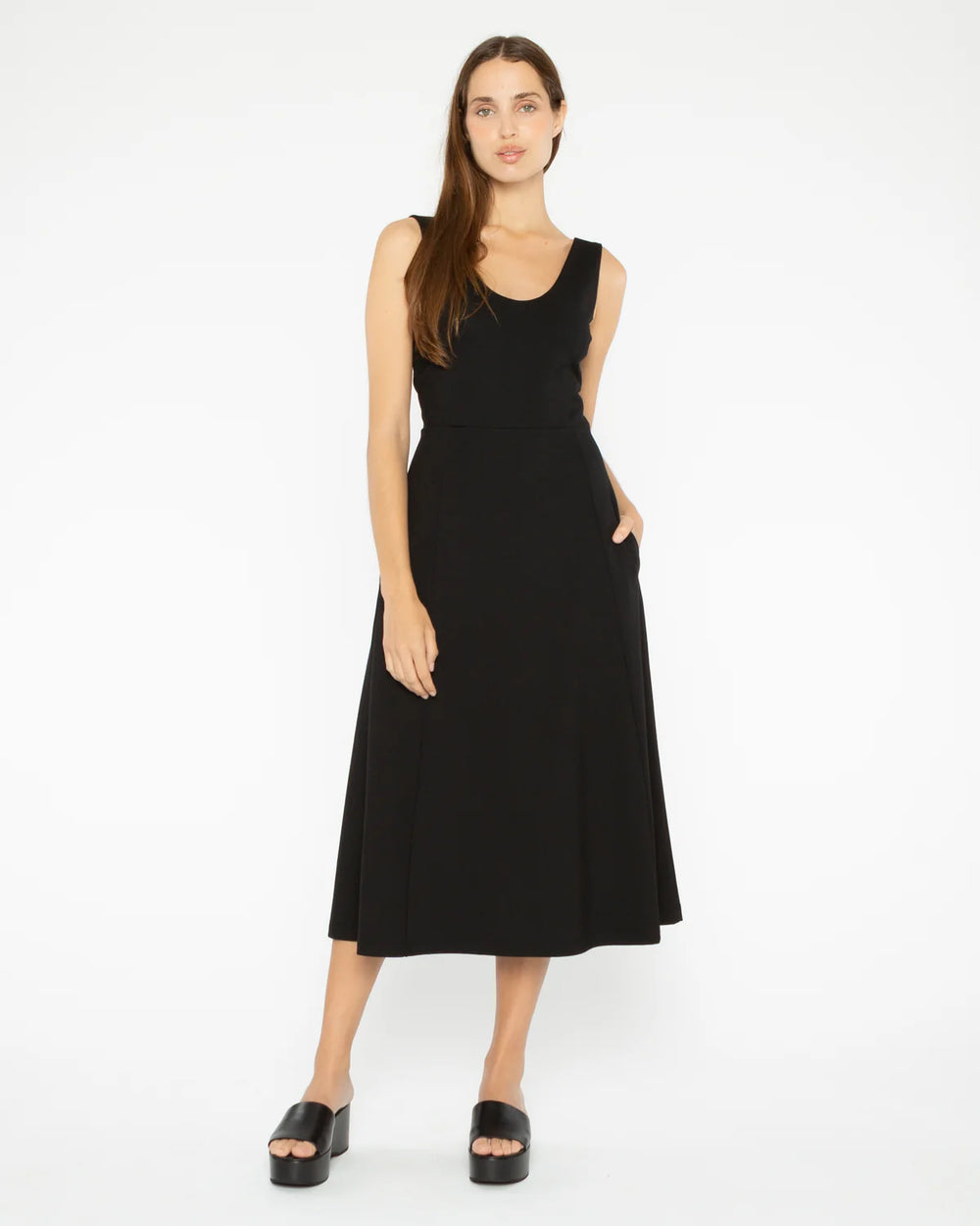 Ponte Scoop Dress M / Black Ponte Scoop Dress M / Black
