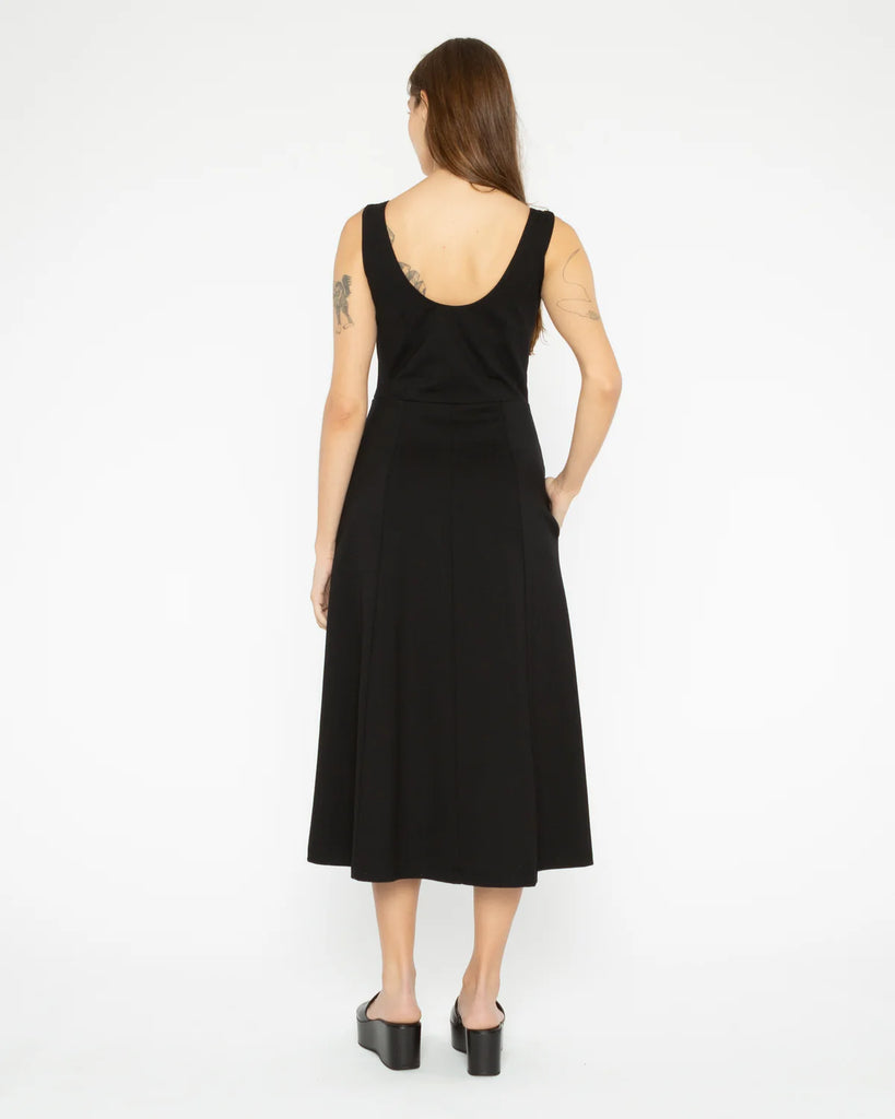 knee length ponte dress Women's Ultra-Stretch Ponte Short Sleeve Midi Dress in Ocean Green, Size Medium, Rayon by Quince