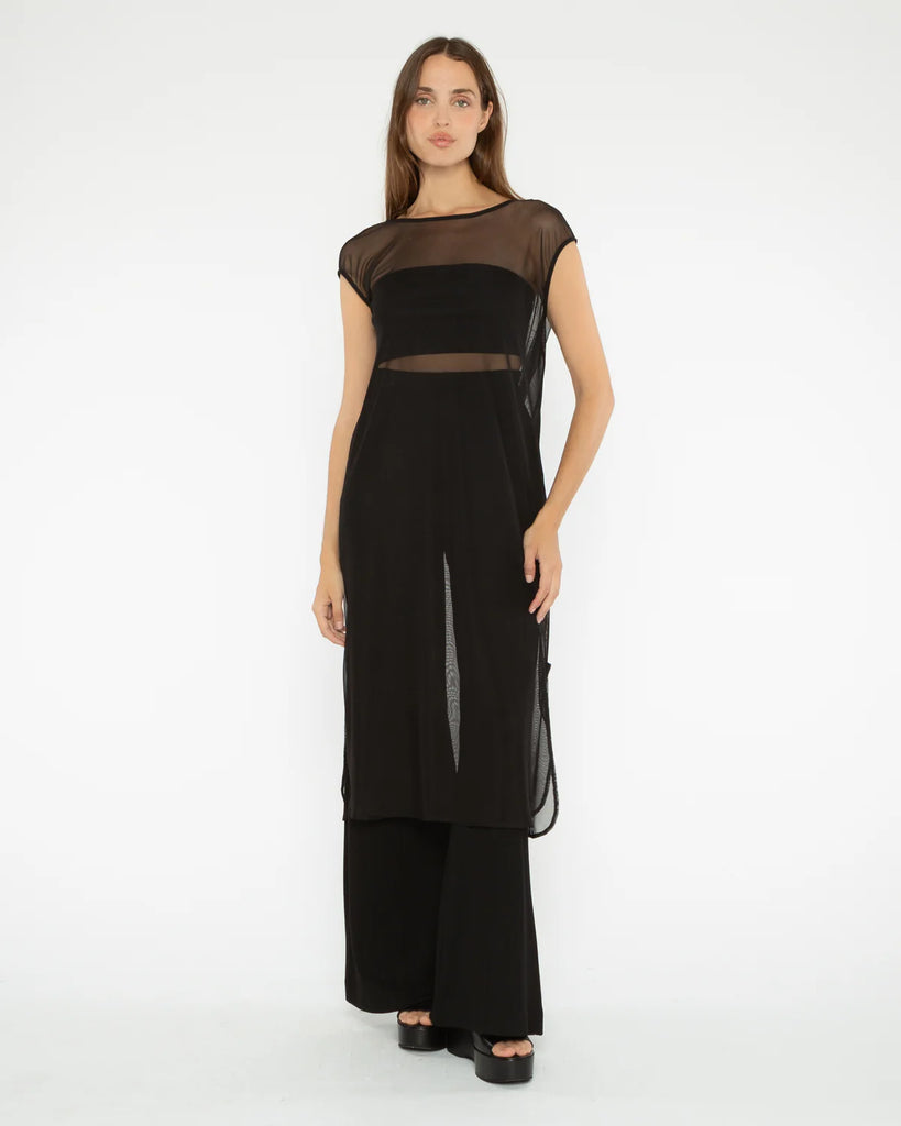 Mesh Column Dress