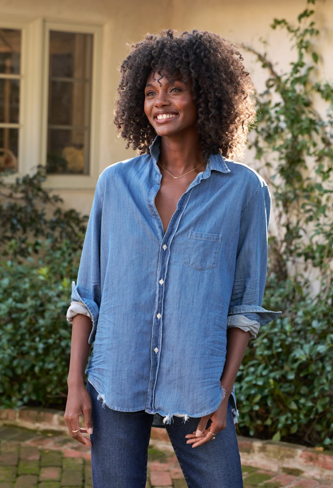 Eileen - Relaxed Button Up Shirt | Rebecca & Co