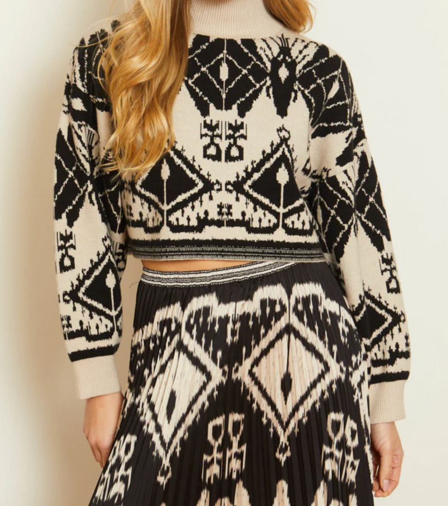 Maeva Ikat Tapestry Sweater