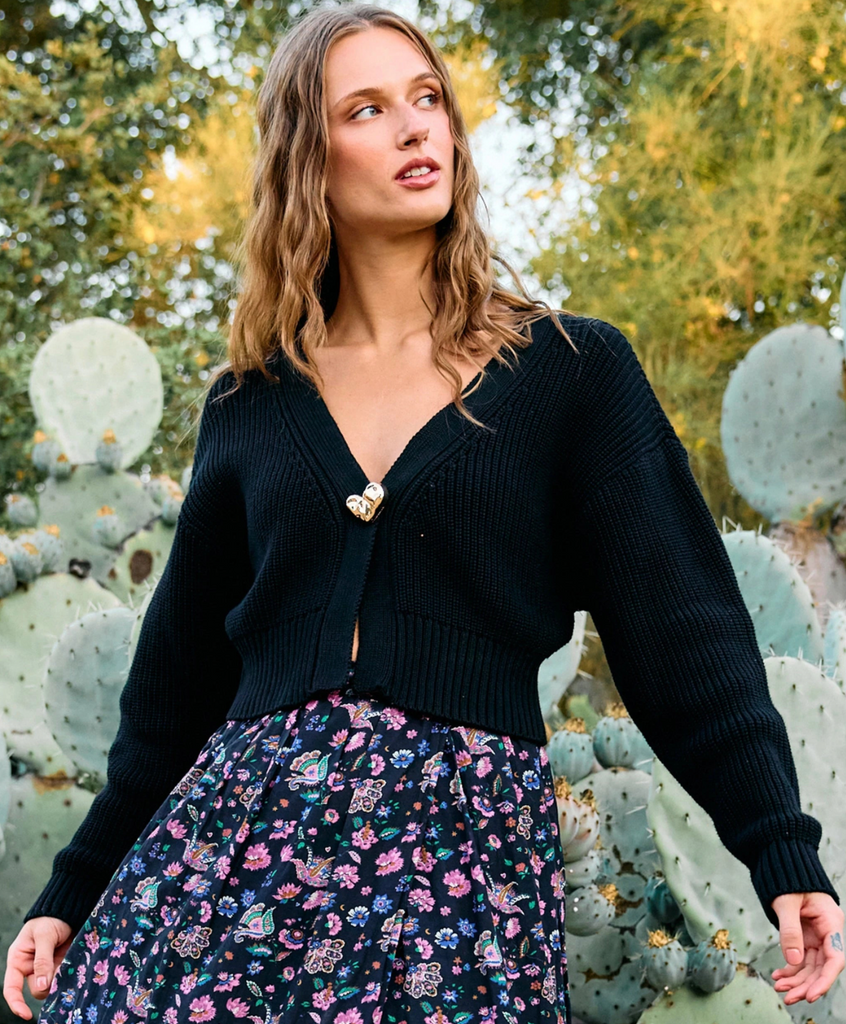 Heart Sweater Cardigan