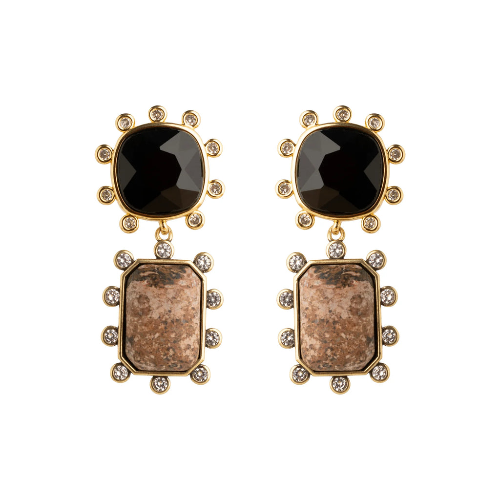 Fulton Double Drop Earrings