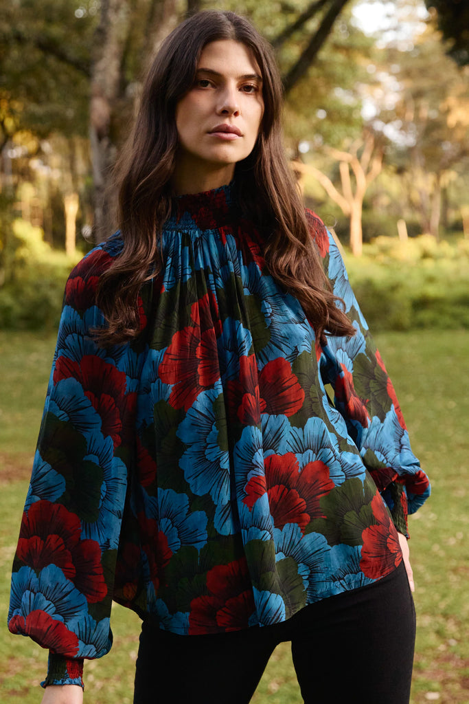 High Neck Blouse