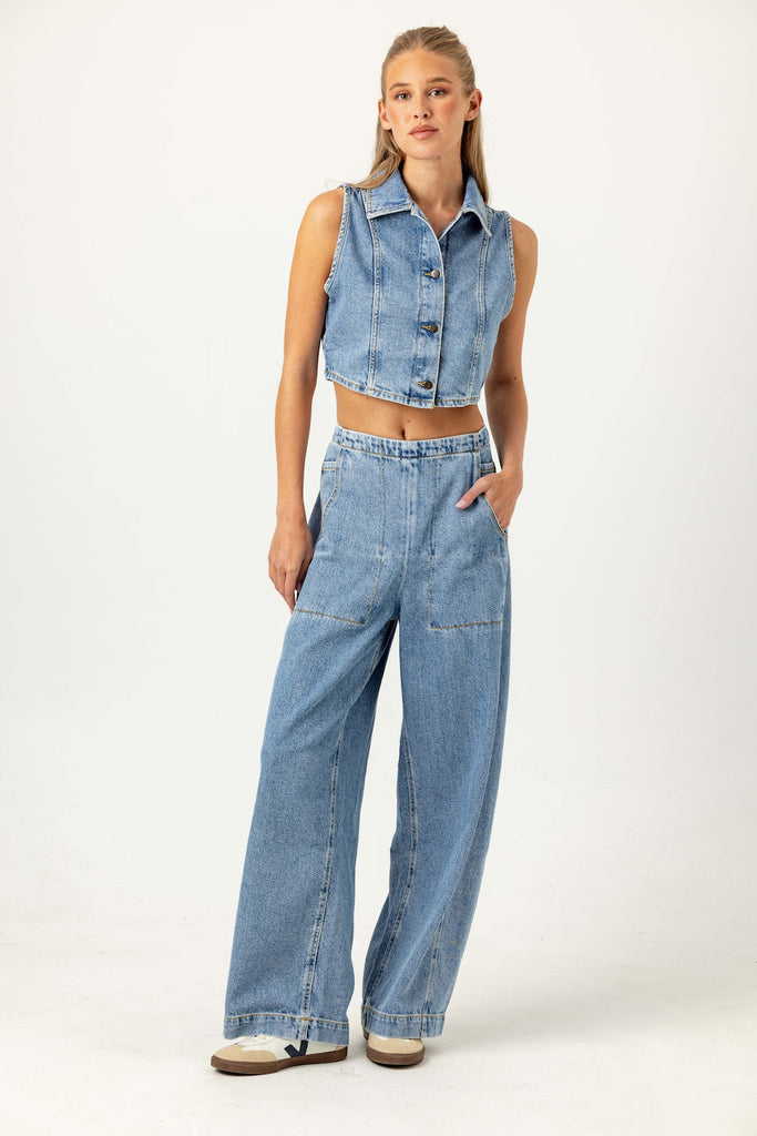 Denim Porter Pants