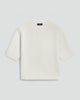 Cropped Tee in Cashmere