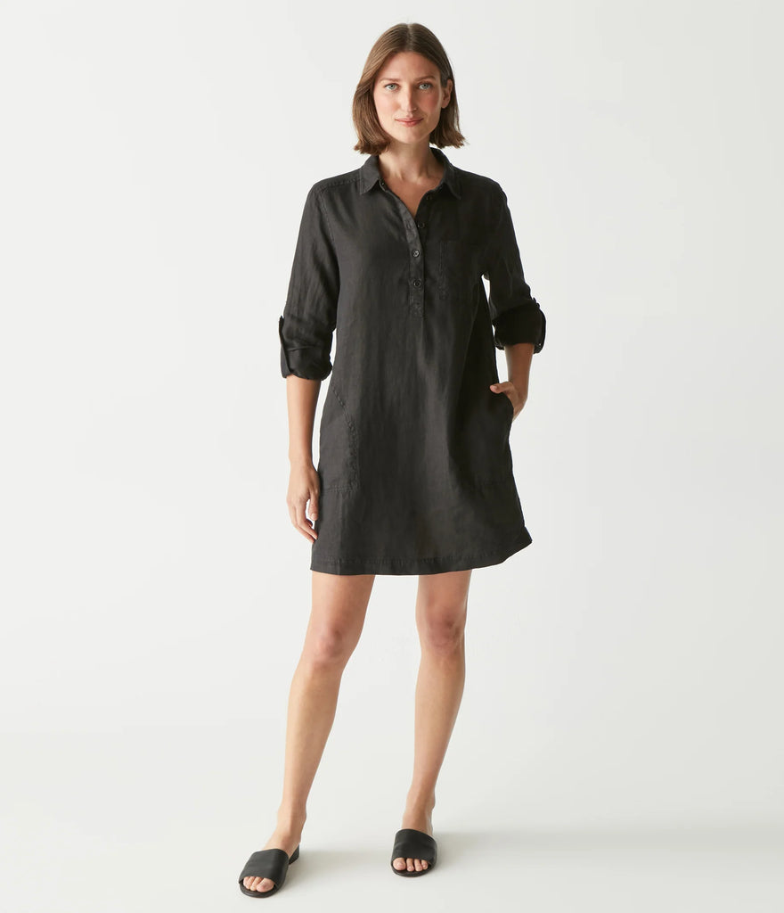 Eleanor Linen Shirt Dress