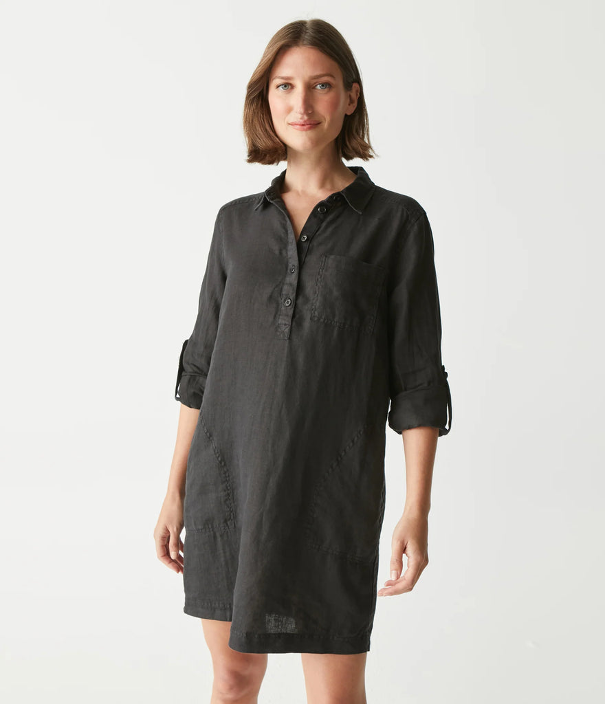 Eleanor Linen Shirt Dress