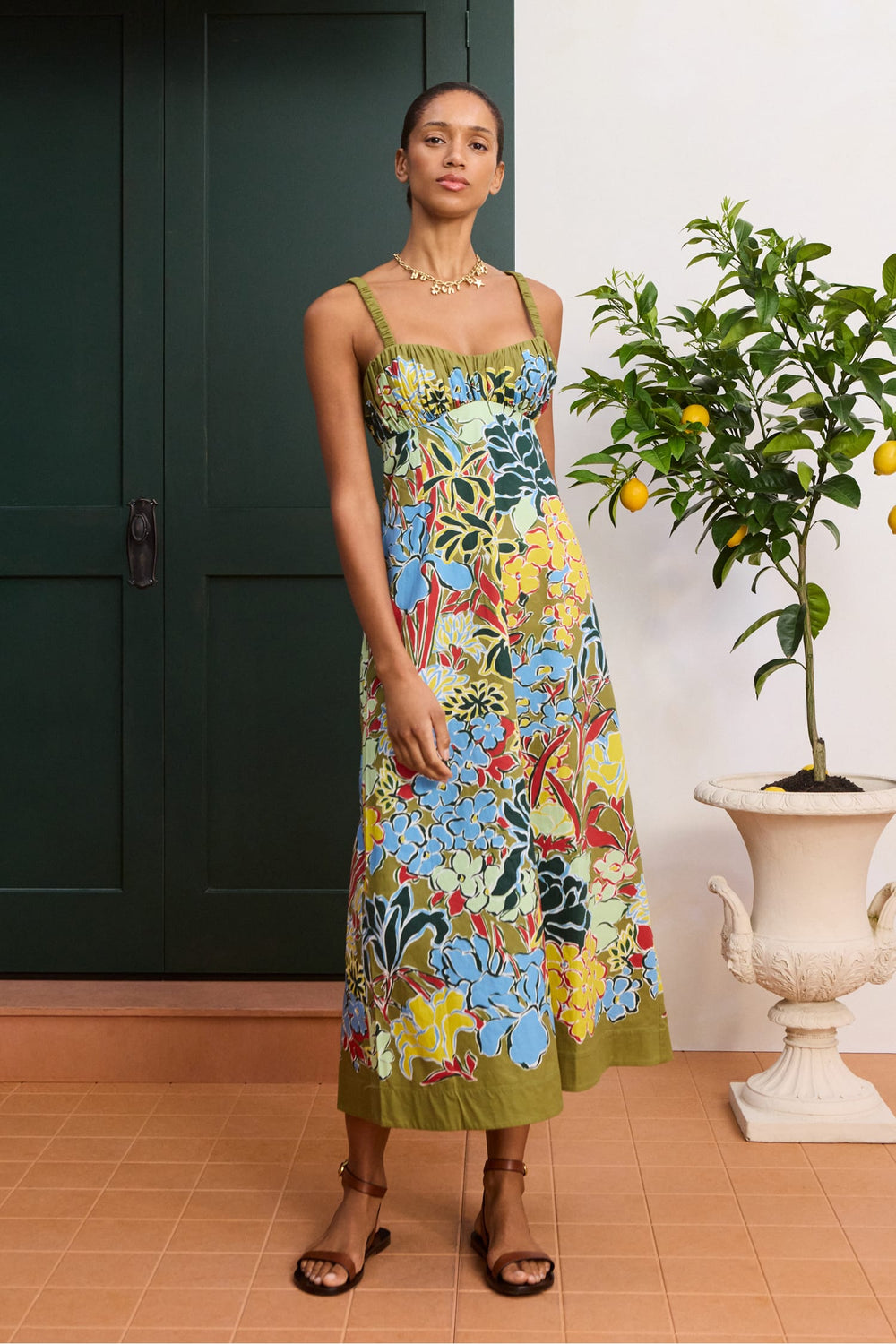 sustainable midi dress for women Solstice DRESS, Multi / AU 4/ US 0 Size:12 (Preorder: Ships between 8/24-9/4) stunning look every time LowStock:44039479623731 Golf Dresses for Women