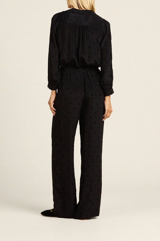 Vera Pant Black Polka Dot