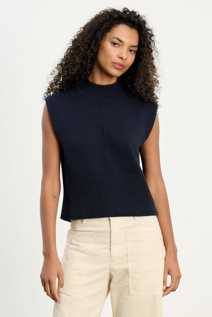 Electra Cotton Cashmere Sweater Vest