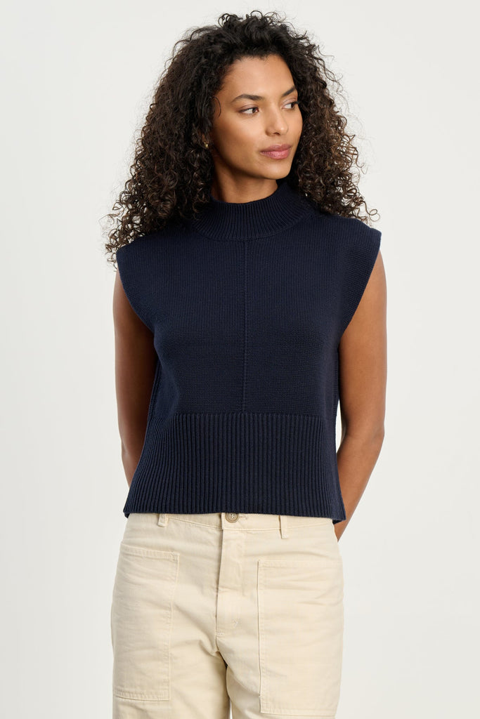 Electra Cotton Cashmere Sweater Vest