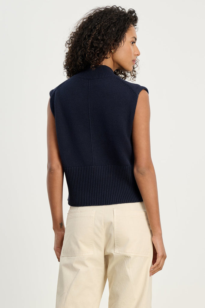 Electra Cotton Cashmere Sweater Vest