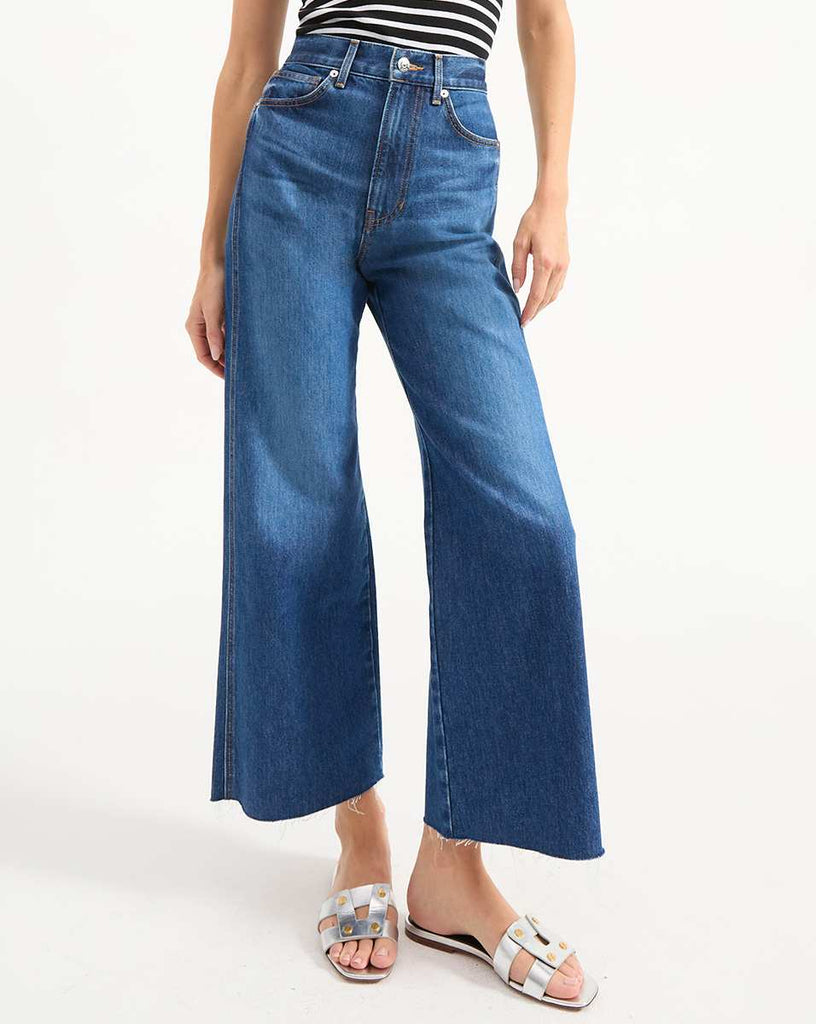 Taylor Cropped Wide-Leg Jean