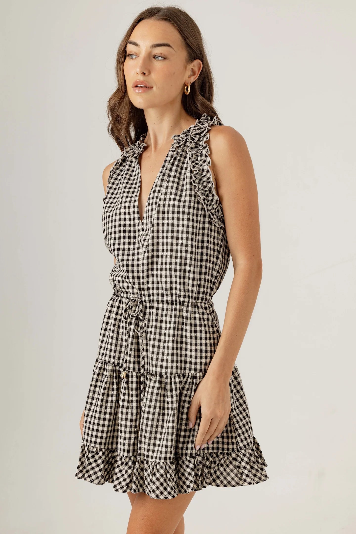 Gingham Blisse Dress XS Gingham Blisse Dress XS