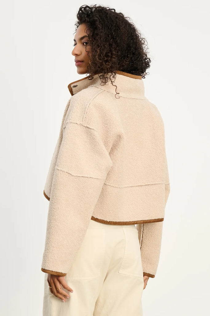 Kelly Luxe Sherpa Reversible Jacket