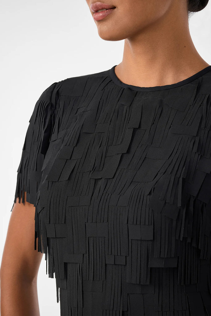 Silkoak Flutter Midi Dress