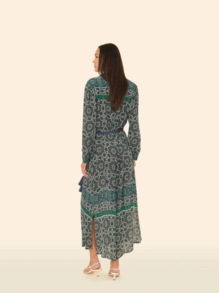 Navy Tile Annabelle Dress