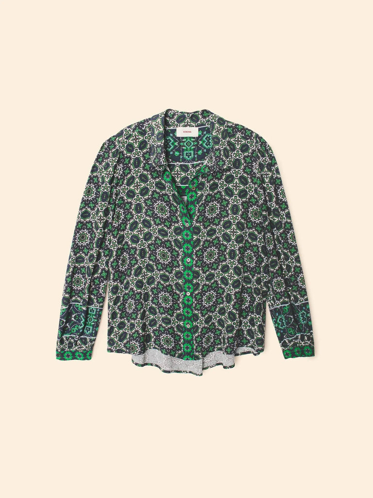 Navy Tile Gaby Shirt