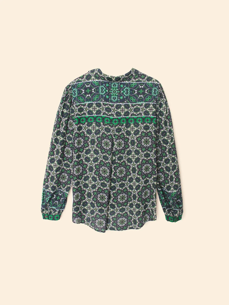 Navy Tile Gaby Shirt